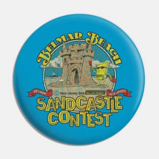 Belmar Beach Sandcastle Contest 1987 Pin