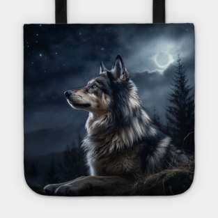 Tamaskan And The Moon Tote