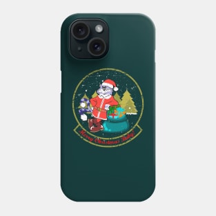 F-14 Tomcat - Merry Christmas Baby! (Green) - Grungen Style Phone Case