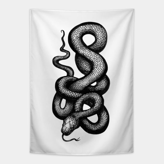 Snake tapestry top