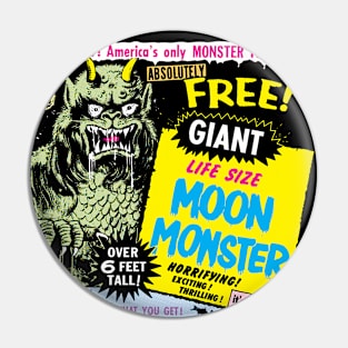 Giant Life-Size Moon Monster Pin
