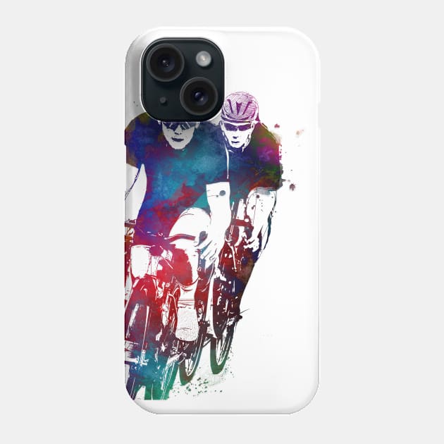 Cycling Bike sport art #cycling #sport #biking Phone Case by JBJart