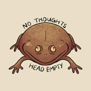 No Thoughts Frog T-Shirt