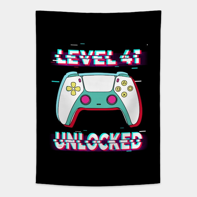 Level 41 Unlocked Tapestry by RW