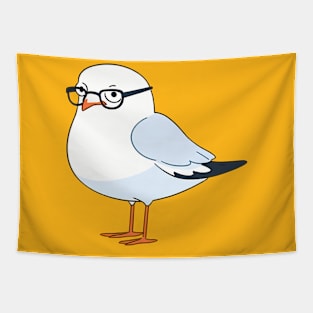 Seagull with Glasses Tapestry