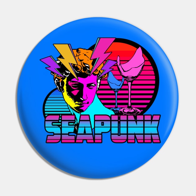 SEAPUNK Pin by theanomalius_merch