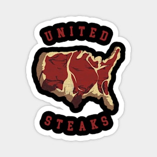 United Steaks Of America Magnet