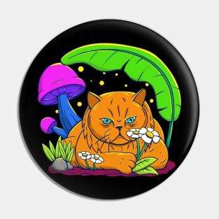 Psychedelic Trippy Pet - Jungle Cat Pin