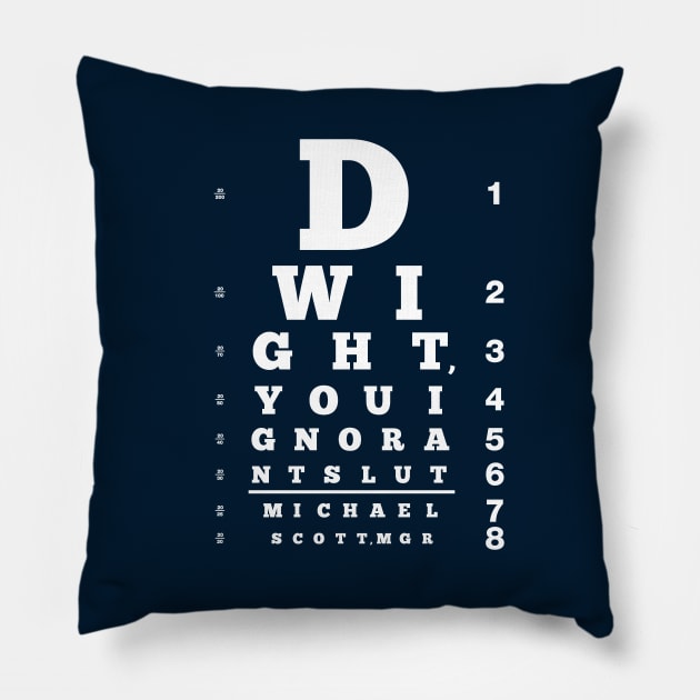 Dwight you ignorant pillow on sale
