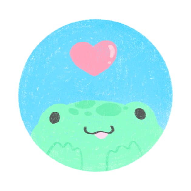 Heart frog by IcyBubblegum