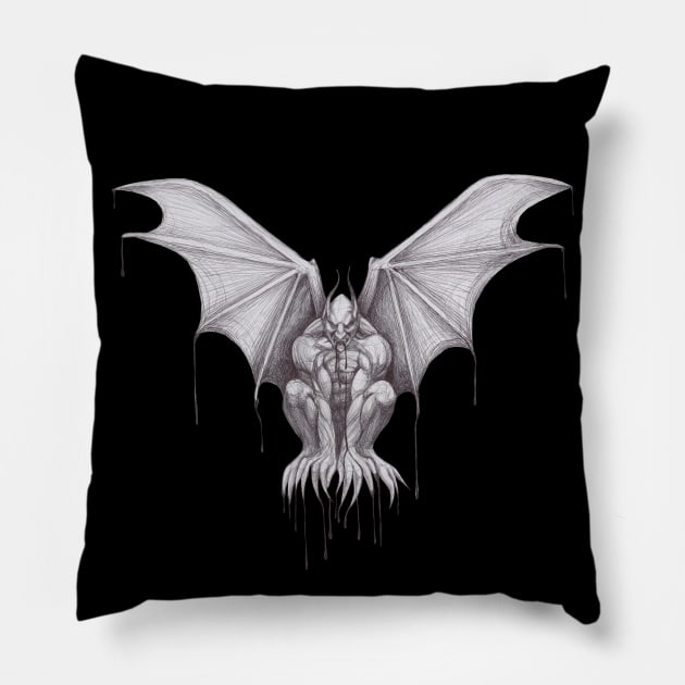 Gargoyle Pillow by zeljkica