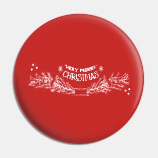 Very Merry Christmas Pin