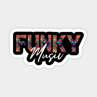 Funky Music Art Magnet