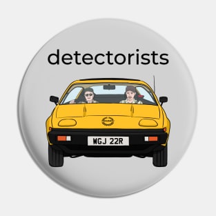 Detectorists Logo - Lance & Andy - TR7 - DMDC Pin