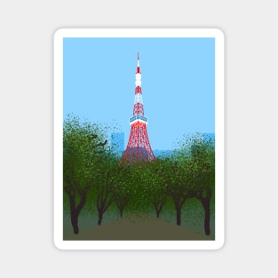 Tokyo Tower (Day) Magnet