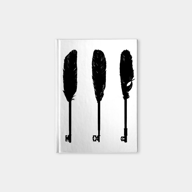 keys/ feathers