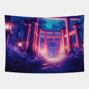 Torii Gate - Night Tapestry