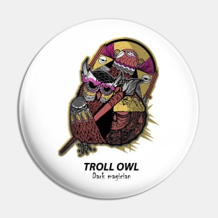 Dark Magician Troll owl Pin