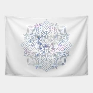 Iridescent Rainbow Pretty Mandala Tapestry