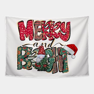 Merry and Bright Christmas Tapestry