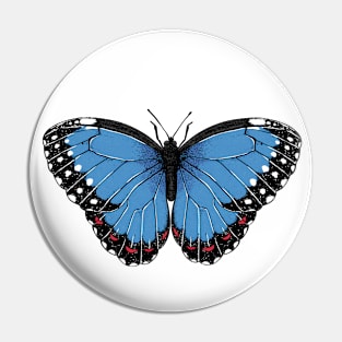 Blue morpho butterfly Pin