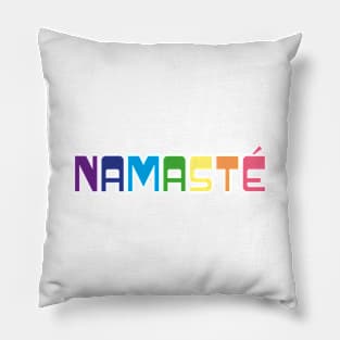 Yoga Pride Rainbow Shirt // Namaste Pillow