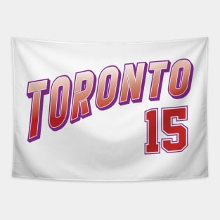 Retro Toronto Number 15 Tapestry