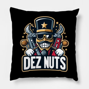 deez nuts Pillow