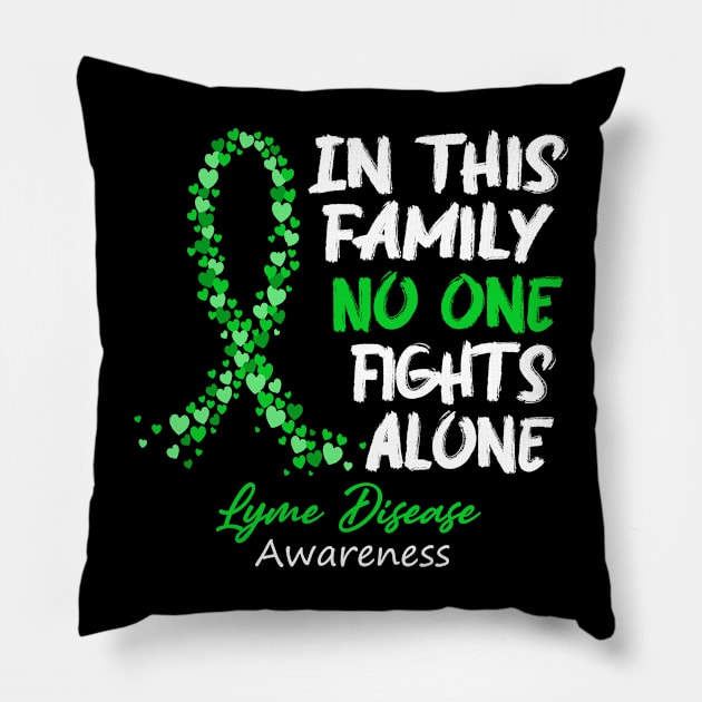 Lyme Disease Pillow by DAN LE