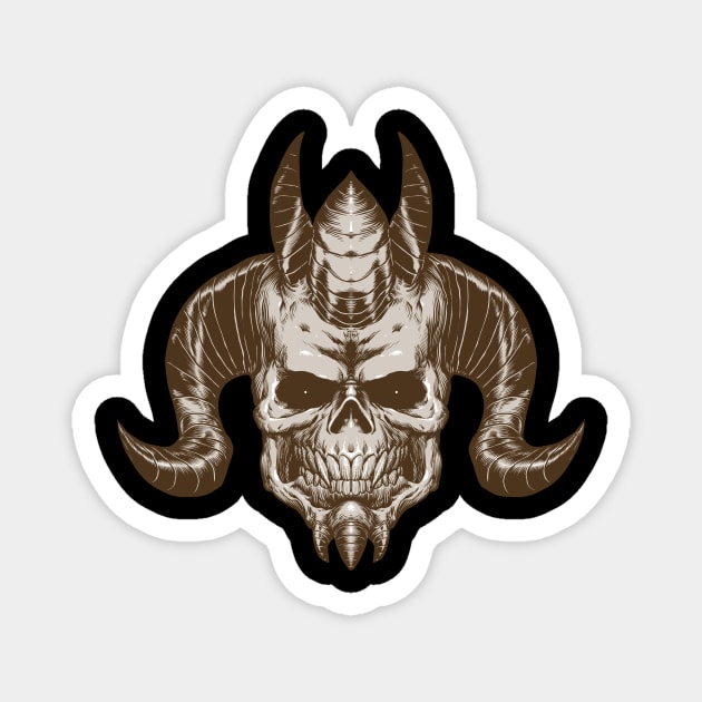 Demon skull FC Magnet by NitroxMarquez