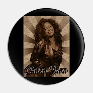 Vintage Classic Chaka Khan Pin