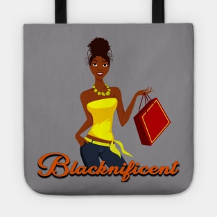 Blacknificent, Confident Black Woman, Melanin Tote