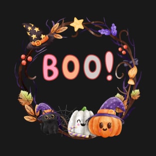 Boo! - Halloween couple T-Shirt