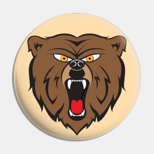 Bear umbrage Pin