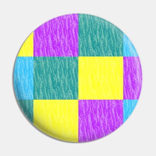 Vibrant Checker Pattern Pin