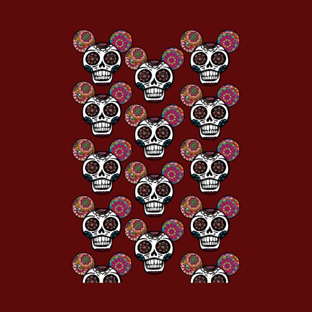 Dia De Los Muertos Pattern by EnchantedTikiTees