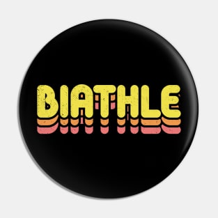 Retro Biathle Pin