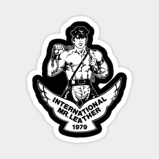 International Mr. Leather Vintage Retro Gay LGBT Chicago Magnet