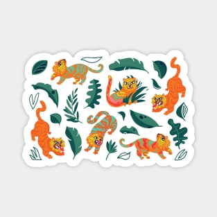 Chinese tigers Magnet