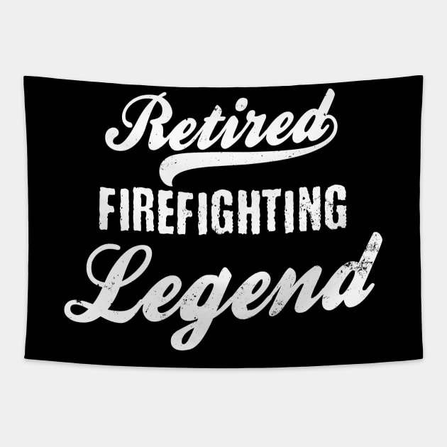 Retired Firefighter Shirt | Firefighting Legend Gift Tapestry by Gawkclothing