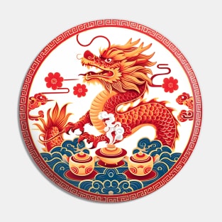 Dragon Festival: Lunar Celebration, Festive Art, and Asian Traditions Pin