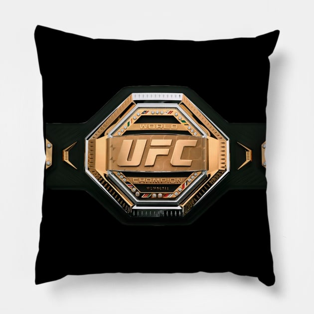 UFC Belt New Era Pillow by FightIsRight