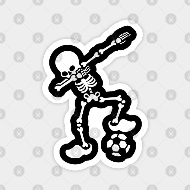 Dab dabbing skeleton Dutch soccer Holland clogs Magnet by LaundryFactory