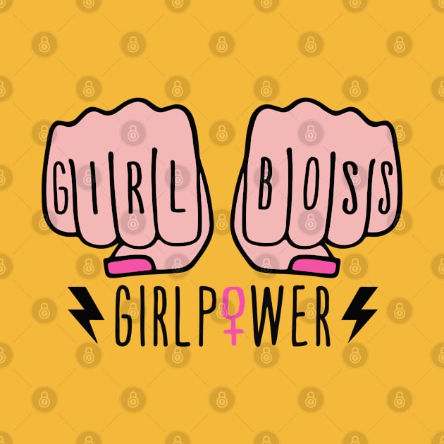 Girl Boss Girl Power Gift by BadDesignCo