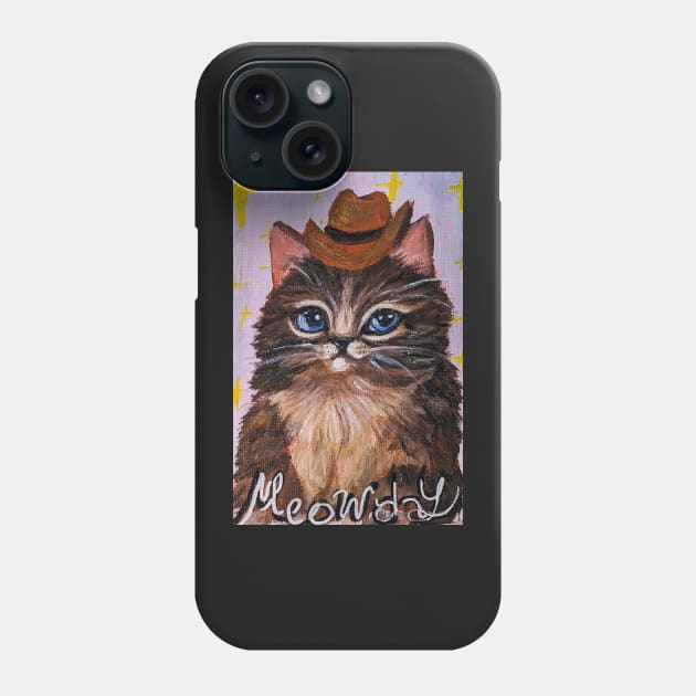 meowdy Phone Case by YaebaArts