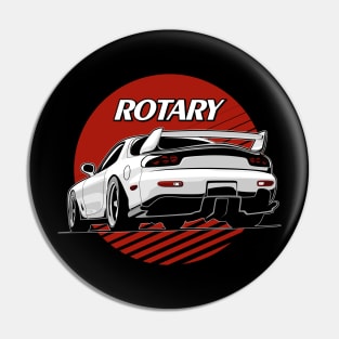 Mazda RX7 White Pin