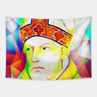 St. Augustine Colourful Portrait | St. Augustine Artwork 12 Tapestry