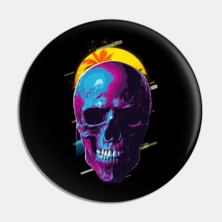 Skull retro Pin