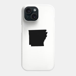 Arkansas Black Phone Case