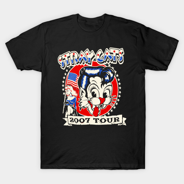Stray Cats Tour Rock T Shirt Teepublic